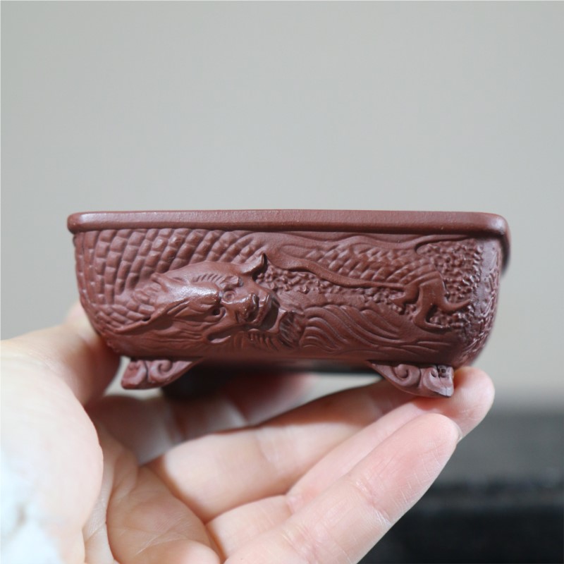 Bonsai Garden Kit - Maceta de Arcilla Morada, Miniatura, para