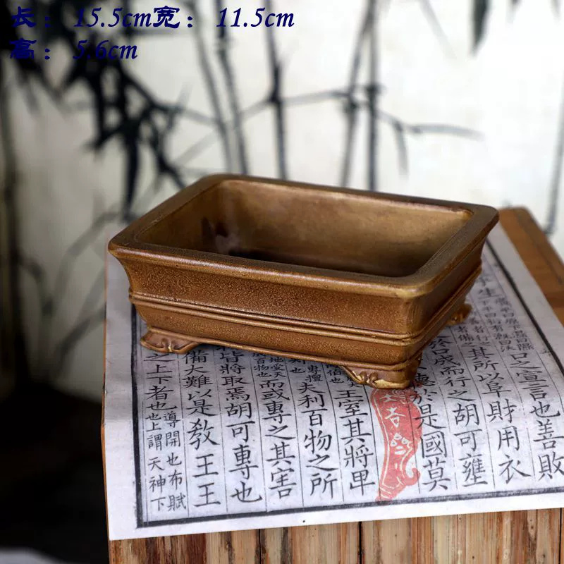 Bonsai Garden Chinese Garden - Maceta de Cerámica para Bonsái, Decoración