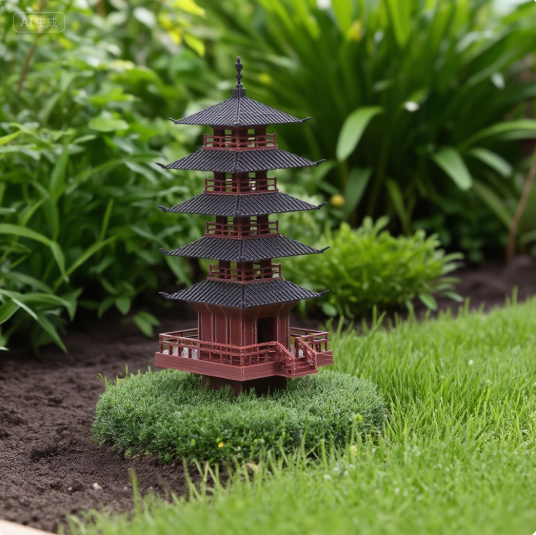 Bonsai Garden Chinese Garden - Decoración de bonsái para acuario de