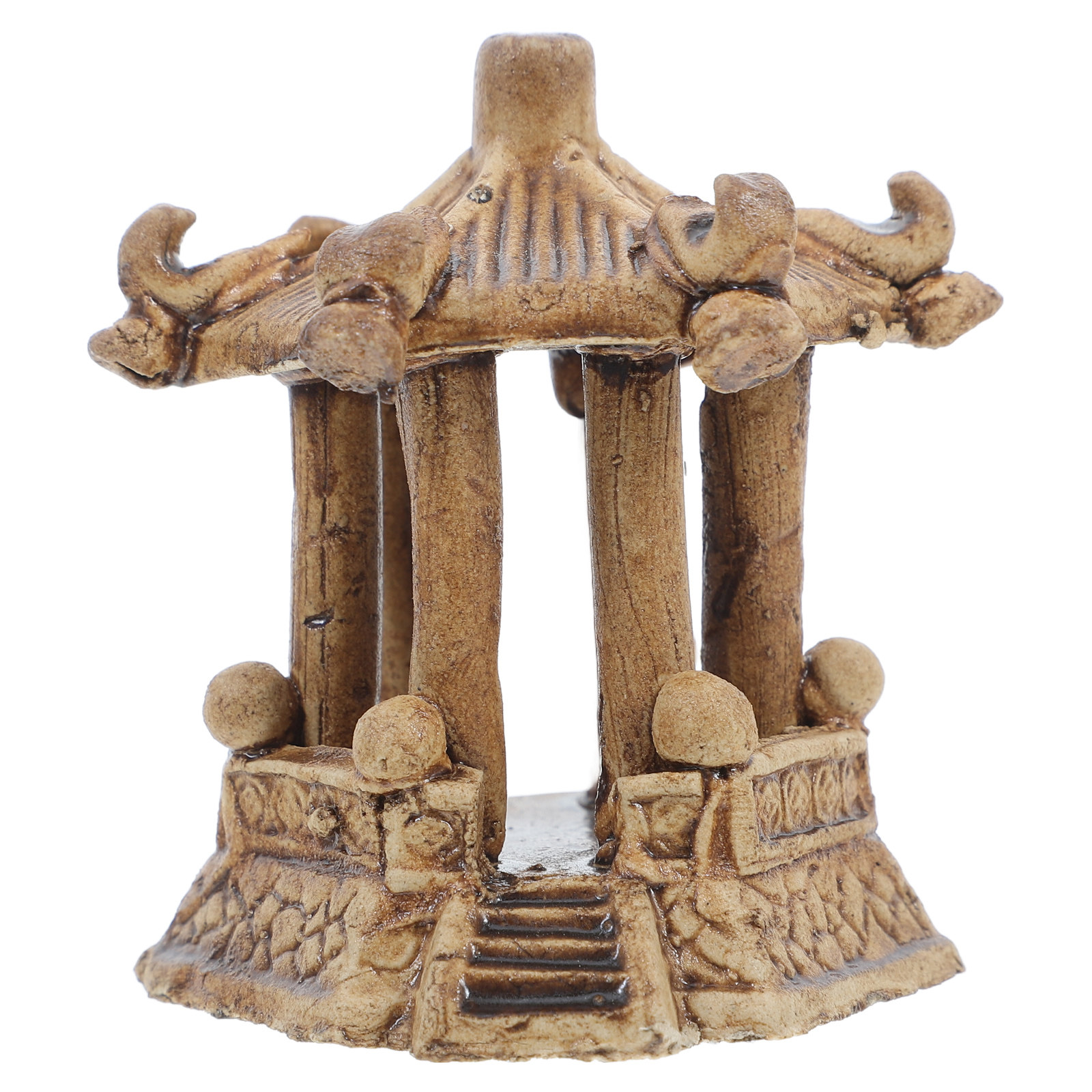 Bonsai Garden Usa - Pagoda Hexagonal de Cerámica en Miniatura,
