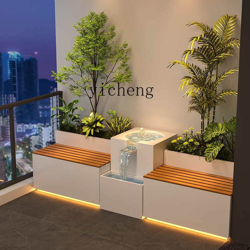 Jardinera para Balcón con Banc - Bonsai Garden Chinese Garden reseña y precio