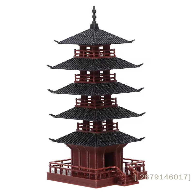 【YY26】Mini Estatua de Pagoda,  - Bonsai Garden Chinese Garden reseña y precio