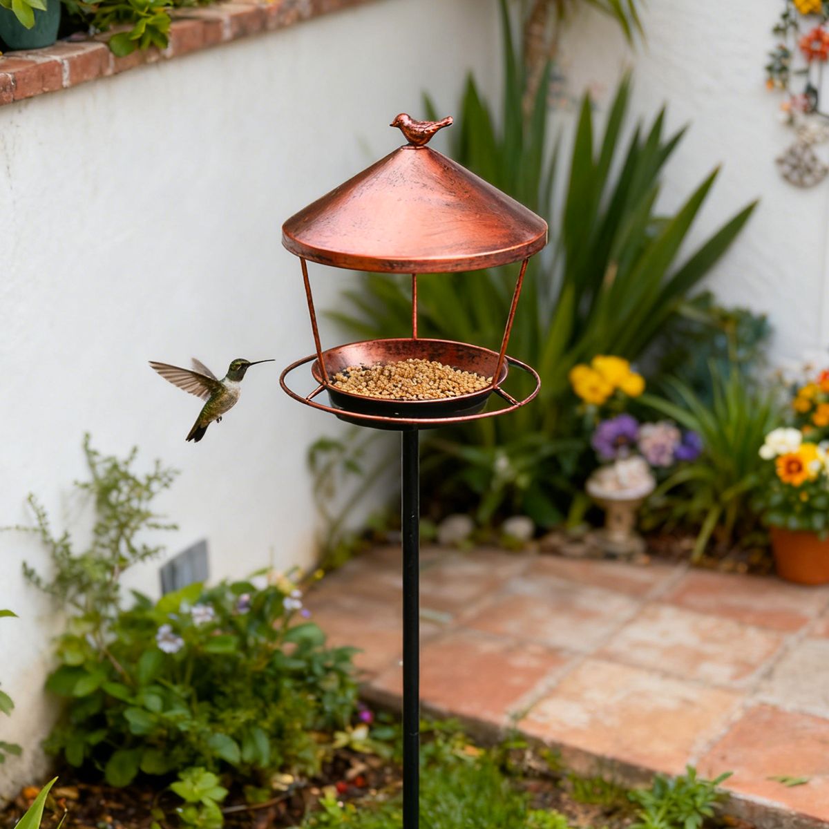 Baño para Pájaros de Hierro Re - Bonsai Garden China reseña y precio