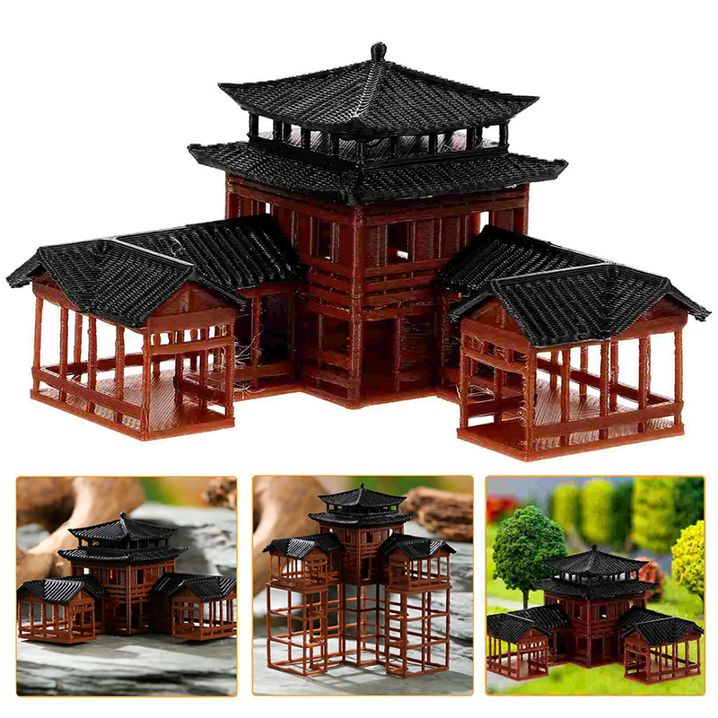 Modelo de Edificio Antiguo en  - Bonsai Garden Chinese Garden reseña y precio