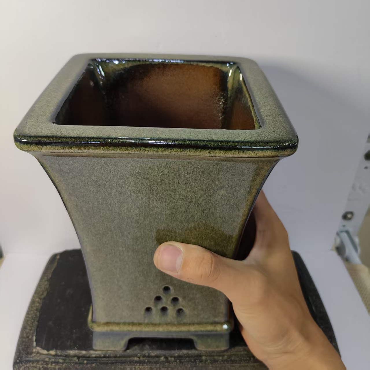 Olla cascada esmaltada clásica - Bonsai Garden Kit reseña y precio