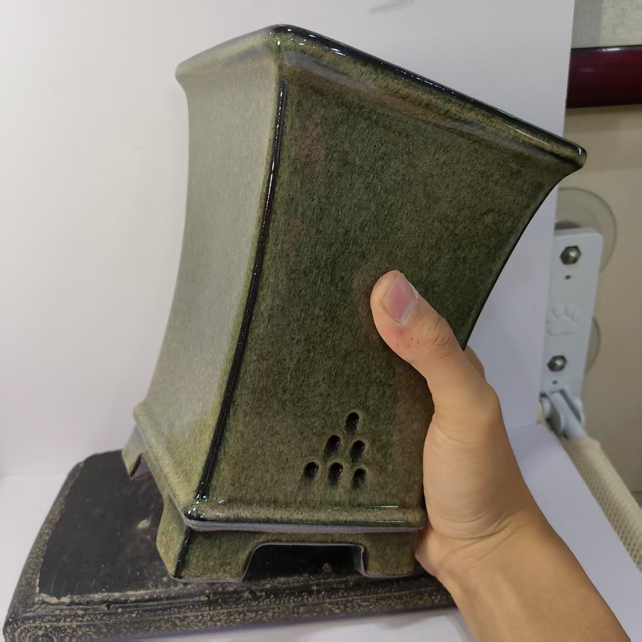 Olla cascada esmaltada clásica - Bonsai Garden Kit reseña y precio