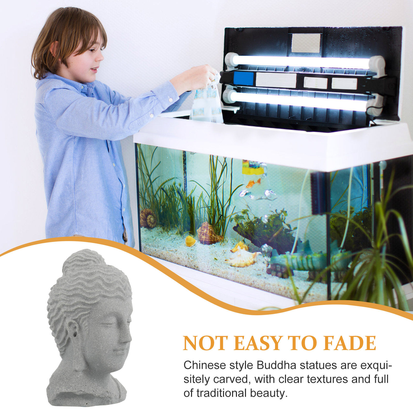 Estatua de Buda Meditando para - Bonsai Garden Usa reseña y precio