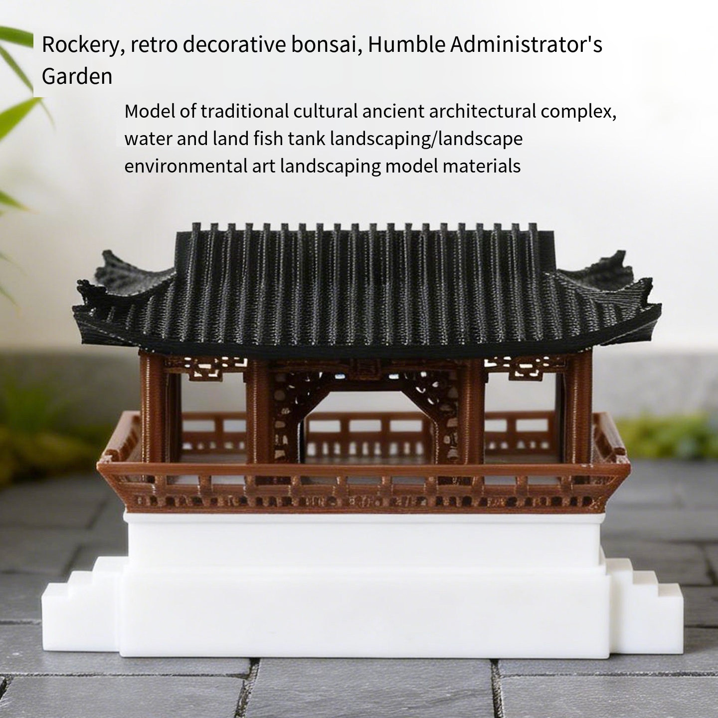 Decoración de Jardín Clásico C - Bonsai Garden Chinese Garden reseña y precio