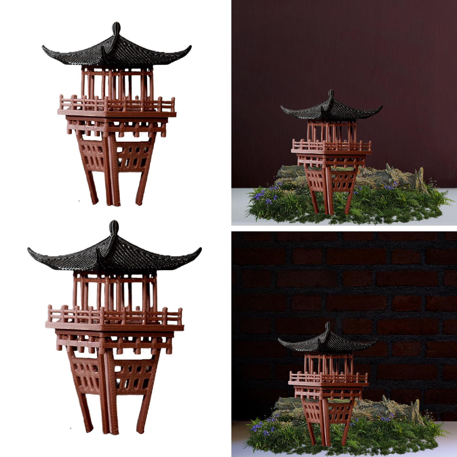 Adorno de pabellón chino en mi - Bonsai Garden Chinese Garden reseña y precio