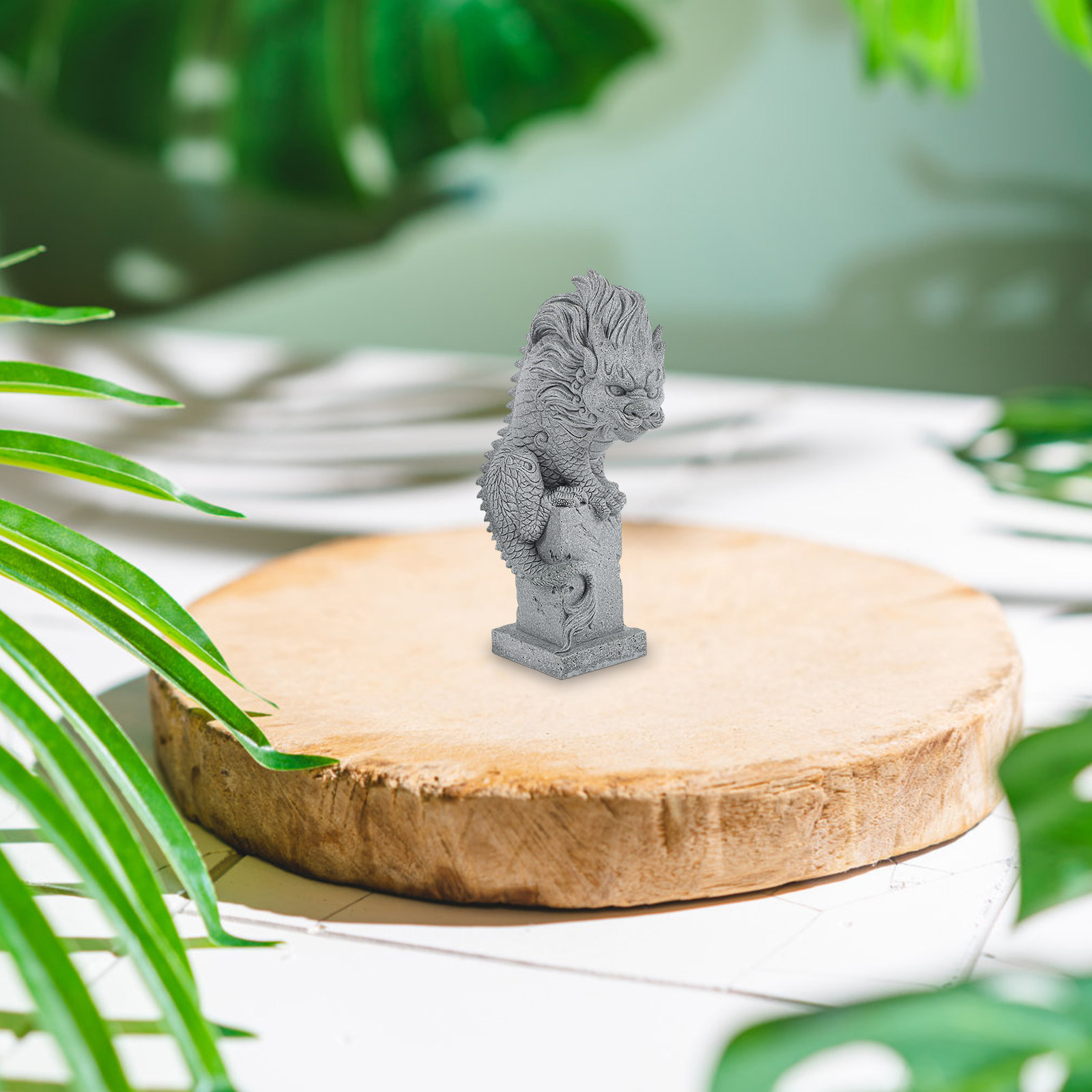 Estatua Única de Kylin de Pied - Bonsai Garden Chinese Garden reseña y precio