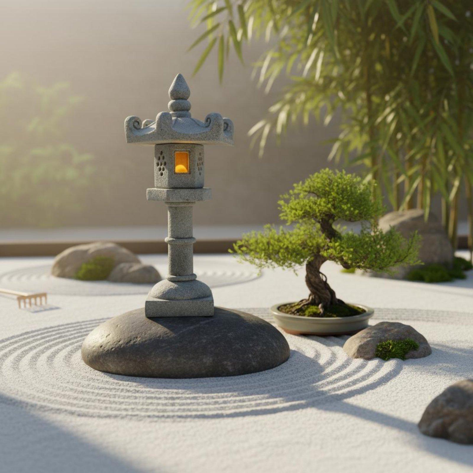 Farol de Jardinería, Farol Jap - Bonsai Garden Usa reseña y precio
