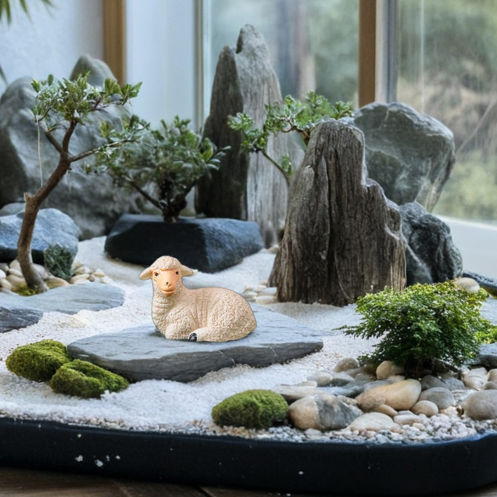 9 Piezas de Miniaturas de Ovej - Bonsai Garden Display reseña y precio