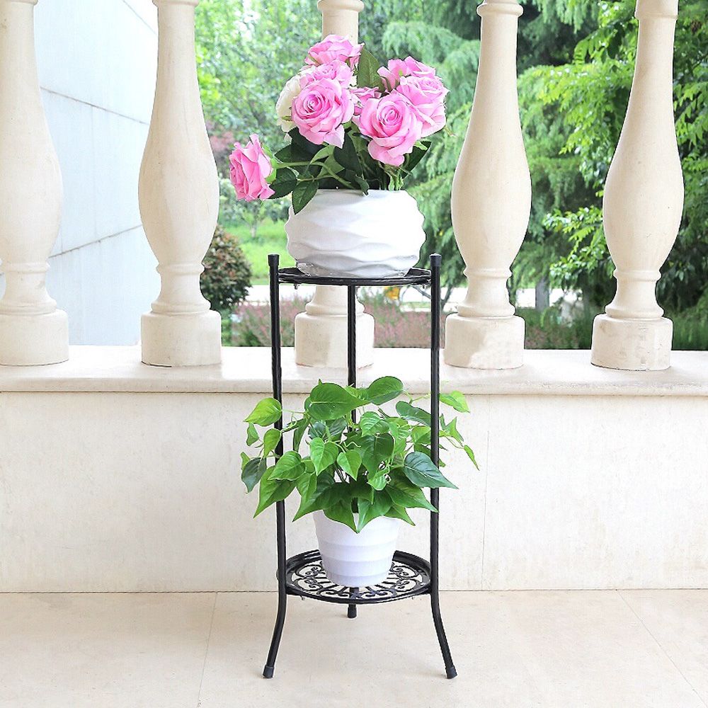Maceta elegante de 2 niveles,  - Bonsai Garden Display reseña y precio