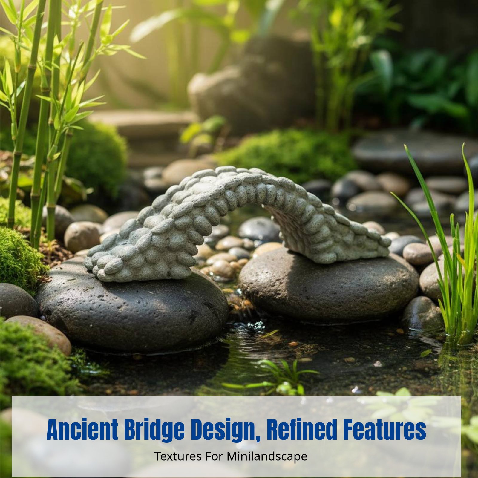 Puente de Resina para Decoraci - Bonsai Garden China reseña y precio