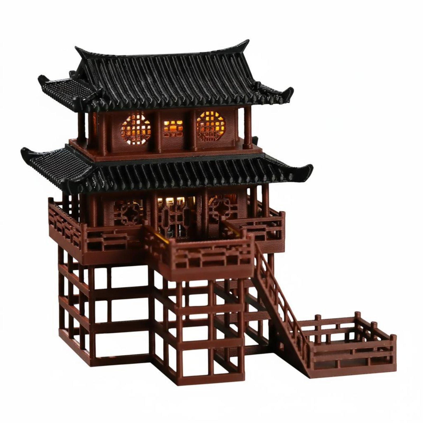 Miniatura de Pagoda de Plástic - Bonsai Garden Usa reseña y precio